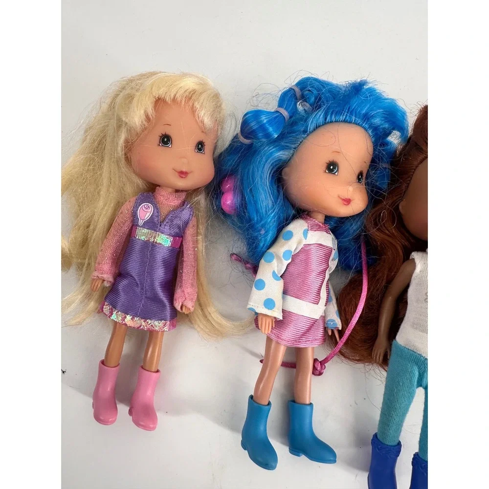 Strawberry‎ Shortcake Friends Doll Lot of 5 Playmates 2000s 6 inch Figures